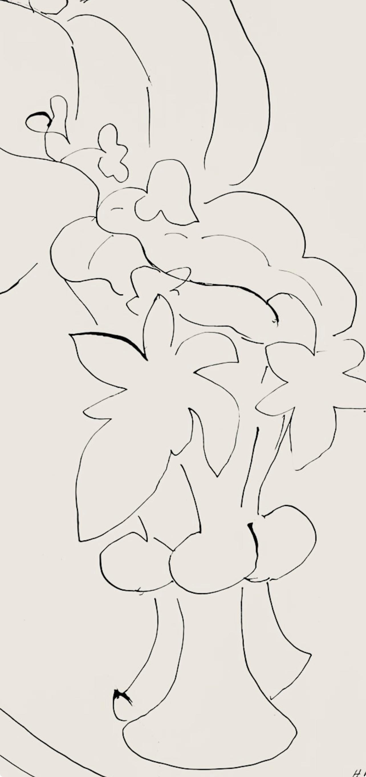 Henri Matisse, Srie H, Var. 6 (Duthuit 9), Henri Matisse, Dessins, Thmes Et Variations, Lithograph