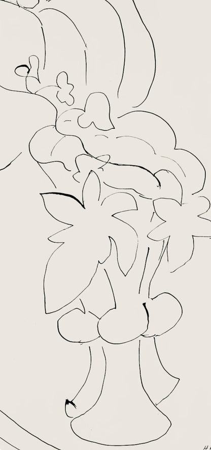 Henri Matisse, Srie H, Var. 6 (Duthuit 9), Henri Matisse, Dessins, Thmes Et Variations, Lithograph