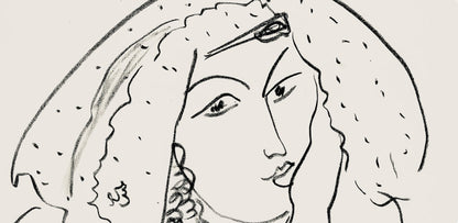 Henri Matisse, Srie I, Var. 6 (Duthuit 9), Henri Matisse, Dessins, Thmes Et Variations, Lithograph