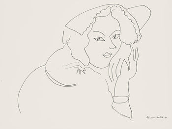Henri Matisse, Srie I, Var. 9 (Duthuit 9), Henri Matisse, Dessins, Thmes Et Variations, Lithograph