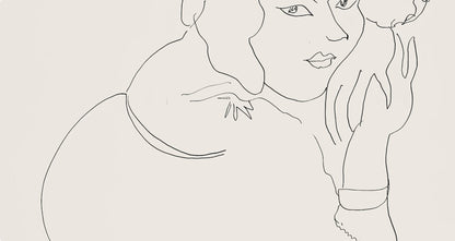 Henri Matisse, Srie I, Var. 9 (Duthuit 9), Henri Matisse, Dessins, Thmes Et Variations, Lithograph
