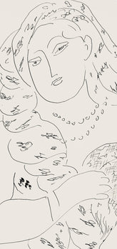 Henri Matisse, Srie K, Var. 6 (Duthuit 9), Henri Matisse, Dessins, Thmes Et Variations, Lithograph