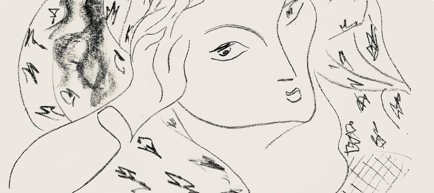 Henri Matisse, Srie L, Var. 5 (Duthuit 9), Henri Matisse, Dessins, Thmes Et Variations, Lithograph