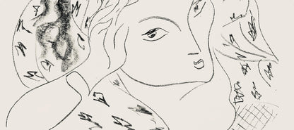 Henri Matisse, Srie L, Var. 5 (Duthuit 9), Henri Matisse, Dessins, Thmes Et Variations, Lithograph