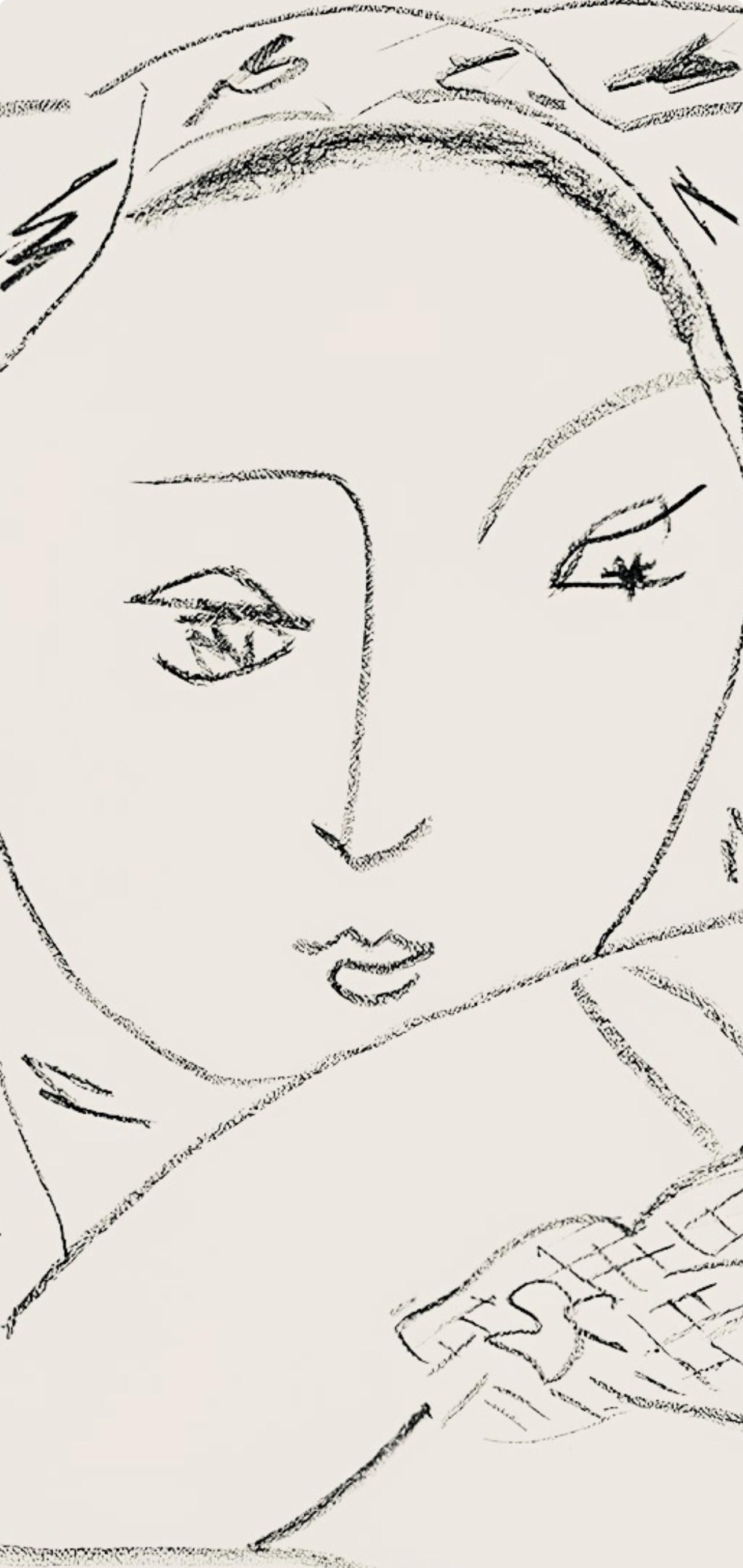 Henri Matisse, Srie L, Var. 7 (Duthuit 9), Henri Matisse, Dessins, Thmes Et Variations, Lithograph