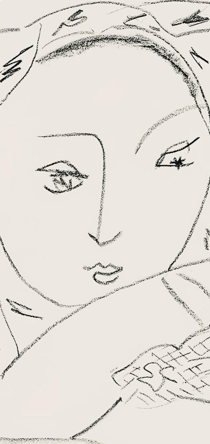 Henri Matisse, Srie L, Var. 7 (Duthuit 9), Henri Matisse, Dessins, Thmes Et Variations, Lithograph