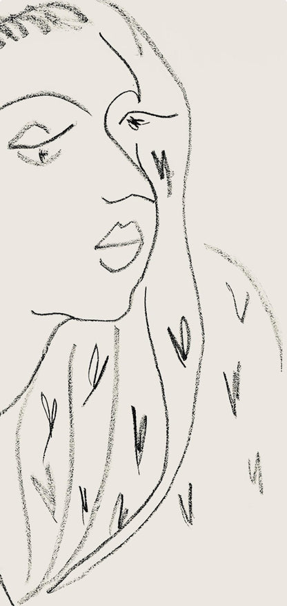 Henri Matisse, Srie L, Var. 8 (Duthuit 9), Henri Matisse, Dessins, Thmes Et Variations, Lithograph