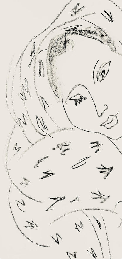 Henri Matisse, Srie L, Var. 9 (Duthuit 9), Henri Matisse, Dessins, Thmes Et Variations, Lithograph