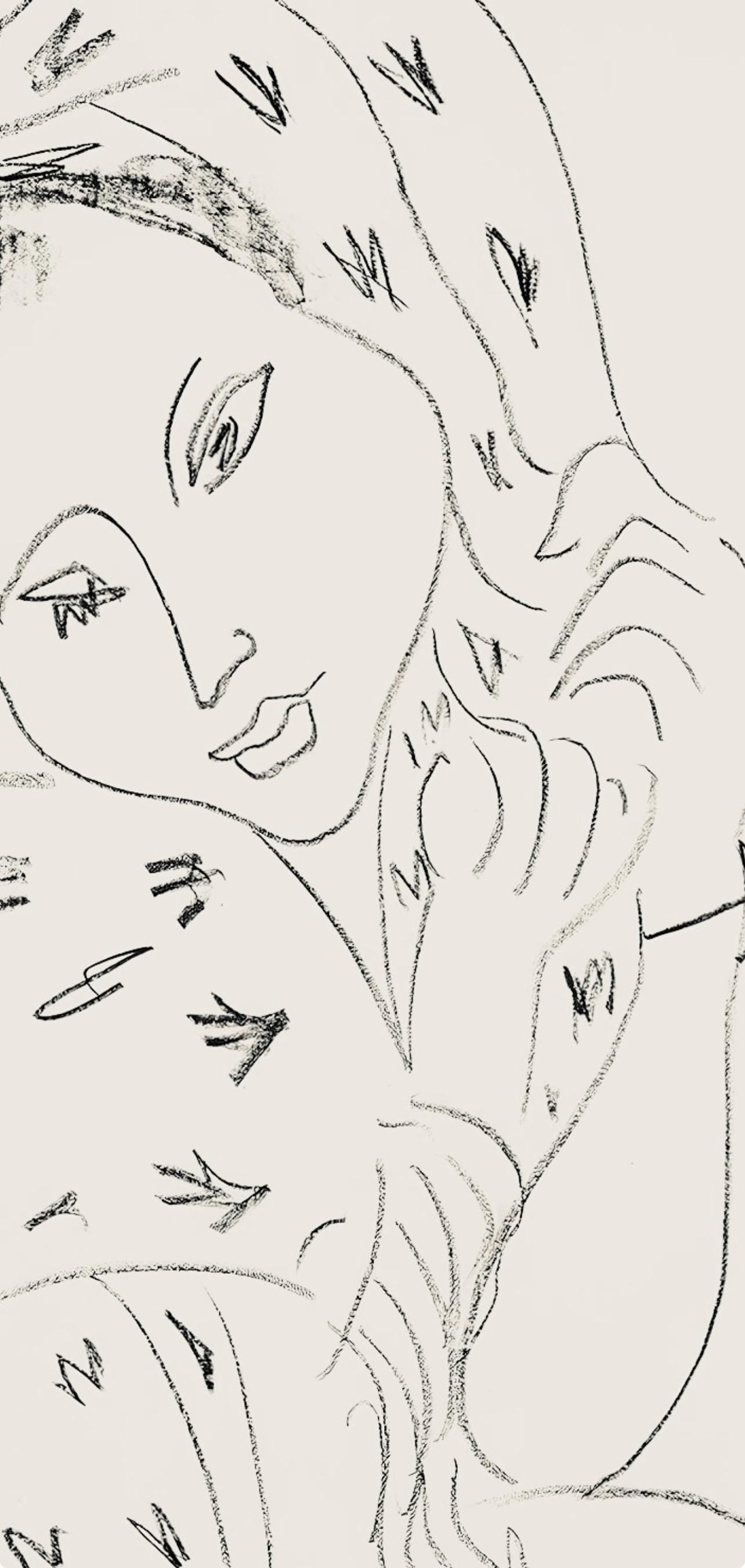 Henri Matisse, Srie L, Var. 9 (Duthuit 9), Henri Matisse, Dessins, Thmes Et Variations, Lithograph