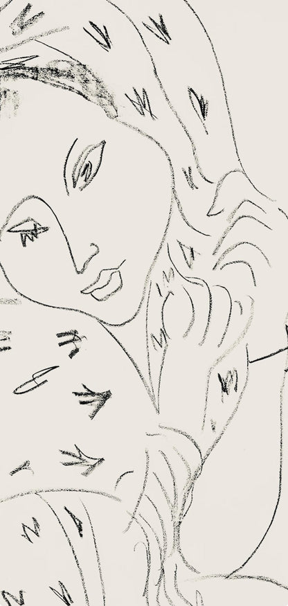 Henri Matisse, Srie L, Var. 9 (Duthuit 9), Henri Matisse, Dessins, Thmes Et Variations, Lithograph