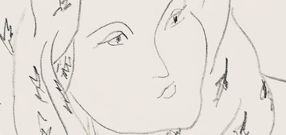 Henri Matisse, Srie L, Var. 12 (Duthuit 9), Henri Matisse, Dessins, Thmes Et Variations, Lithograph