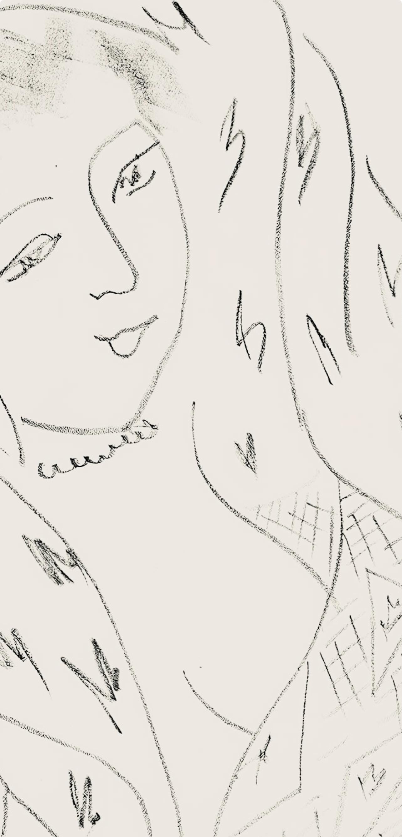 Henri Matisse, Srie L, Var. 14 (Duthuit 9), Henri Matisse, Dessins, Thmes Et Variations, Lithograph