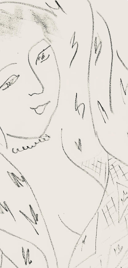 Henri Matisse, Srie L, Var. 14 (Duthuit 9), Henri Matisse, Dessins, Thmes Et Variations, Lithograph