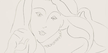 Henri Matisse, Srie L, Var. 13 (Duthuit 9), Henri Matisse, Dessins, Thmes Et Variations, Lithograph