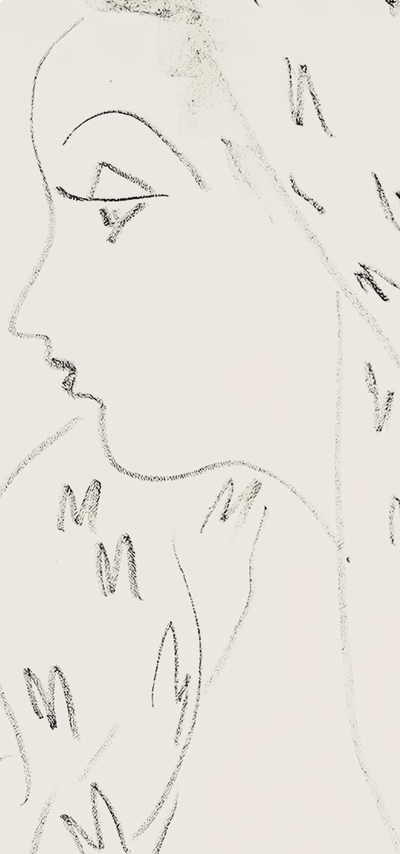 Henri Matisse, Srie L, Var. 17 (Duthuit 9), Henri Matisse, Dessins, Thmes Et Variations, Lithograph