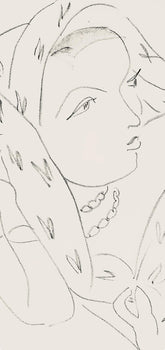 Henri Matisse, Srie L, Var. 16 (Duthuit 9), Henri Matisse, Dessins, Thmes Et Variations, Lithograph