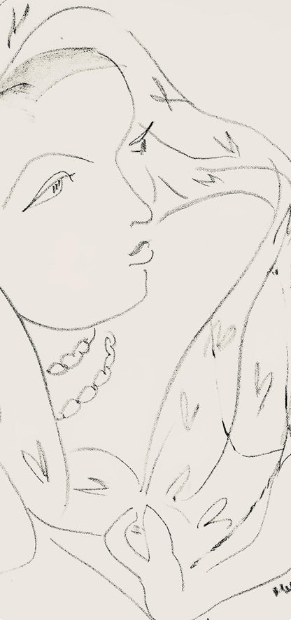 Henri Matisse, Srie L, Var. 16 (Duthuit 9), Henri Matisse, Dessins, Thmes Et Variations, Lithograph