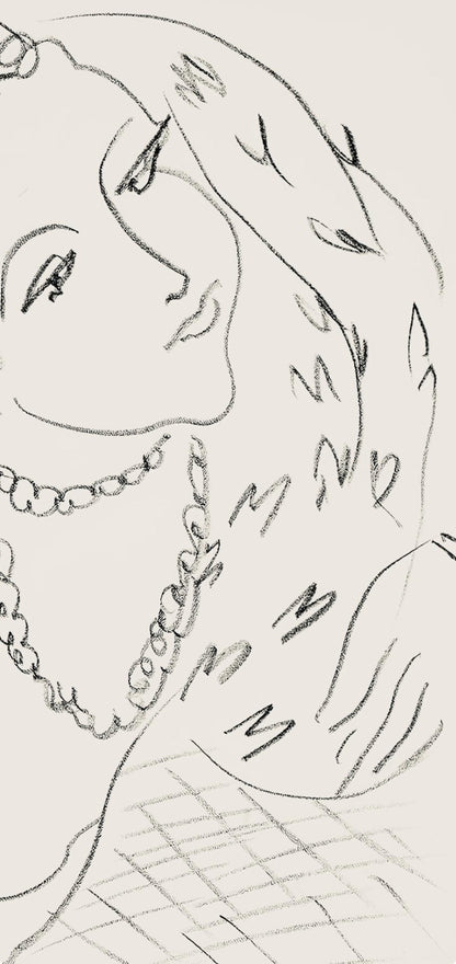 Henri Matisse, Srie L, Var. 16 (Duthuit 9), Henri Matisse, Dessins, Thmes Et Variations, Lithograph