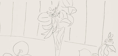 Henri Matisse, Srie M, Var. 5 (Duthuit 9), Henri Matisse, Dessins, Thmes Et Variations, Lithograph