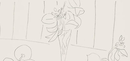 Henri Matisse, Srie M, Var. 5 (Duthuit 9), Henri Matisse, Dessins, Thmes Et Variations, Lithograph