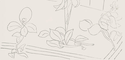 Henri Matisse, Srie M, Var. 4 (Duthuit 9), Henri Matisse, Dessins, Thmes Et Variations, Lithograph