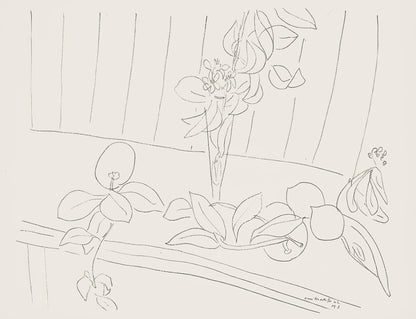 Henri Matisse, Srie M, Var. 5 (Duthuit 9), Henri Matisse, Dessins, Thmes Et Variations, Lithograph