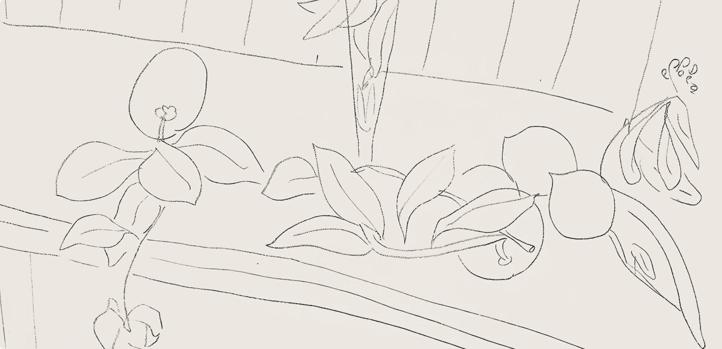 Henri Matisse, Srie M, Var. 5 (Duthuit 9), Henri Matisse, Dessins, Thmes Et Variations, Lithograph