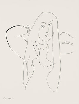 Henri Matisse, Srie N, Var. 4 (Duthuit 9), Henri Matisse, Dessins, Thmes Et Variations, Lithograph