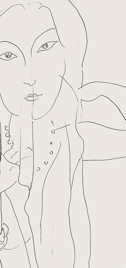 Henri Matisse, Srie N, Var. 2 (Duthuit 9), Henri Matisse, Dessins, Thmes Et Variations, Lithograph