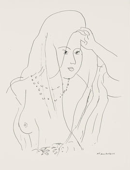 Henri Matisse, Srie N, Var. 5 (Duthuit 9), Henri Matisse, Dessins, Thmes Et Variations, Lithograph
