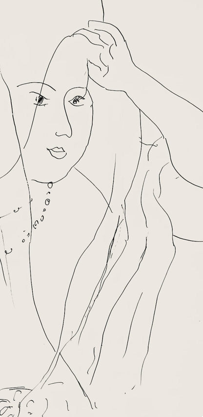 Henri Matisse, Srie N, Var. 5 (Duthuit 9), Henri Matisse, Dessins, Thmes Et Variations, Lithograph