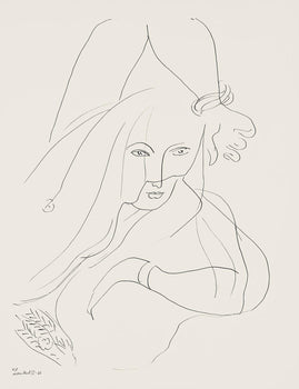 Henri Matisse, Srie V, Var. 7 (Duthuit 9), Henri Matisse, Dessins, Thmes Et Variations, Lithograph