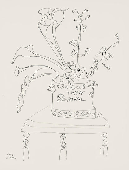 Henri Matisse, Srie N Gc'S, Var. 2 (Duthuit 9), Henri Matisse, Dessins, Thmes Et Variations,