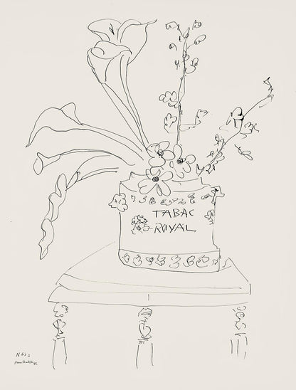 Henri Matisse, Srie N Gc'S, Var. 2 (Duthuit 9), Henri Matisse, Dessins, Thmes Et Variations,