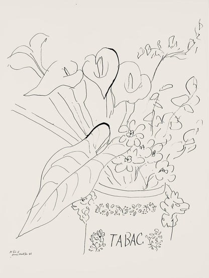 Henri Matisse, Srie N Gc'S, Var. 5 (Duthuit 9), Henri Matisse, Dessins, Thmes Et Variations,