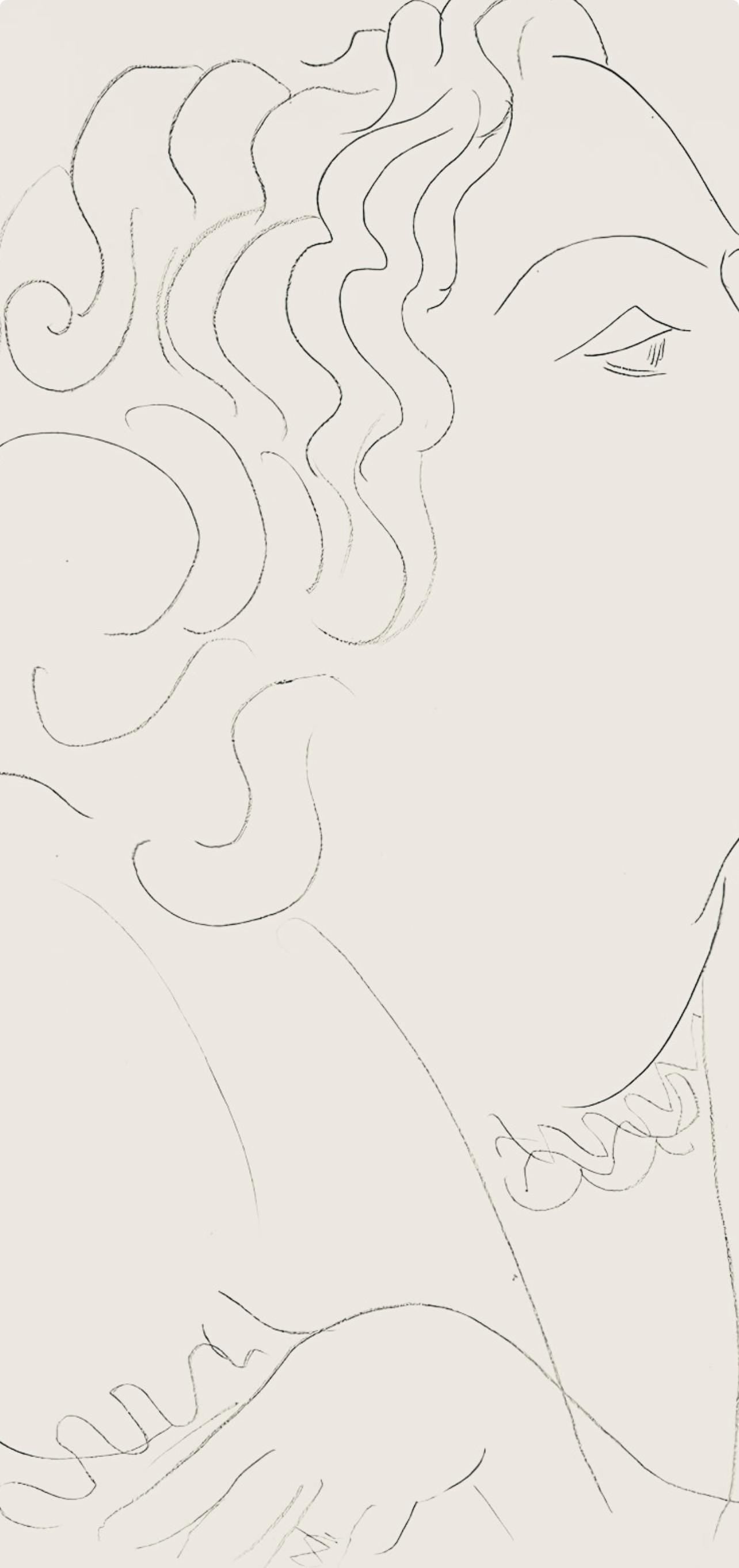 Henri Matisse, Srie O, Var. 3 (Duthuit 9), Henri Matisse, Dessins, Thmes Et Variations, Lithograph