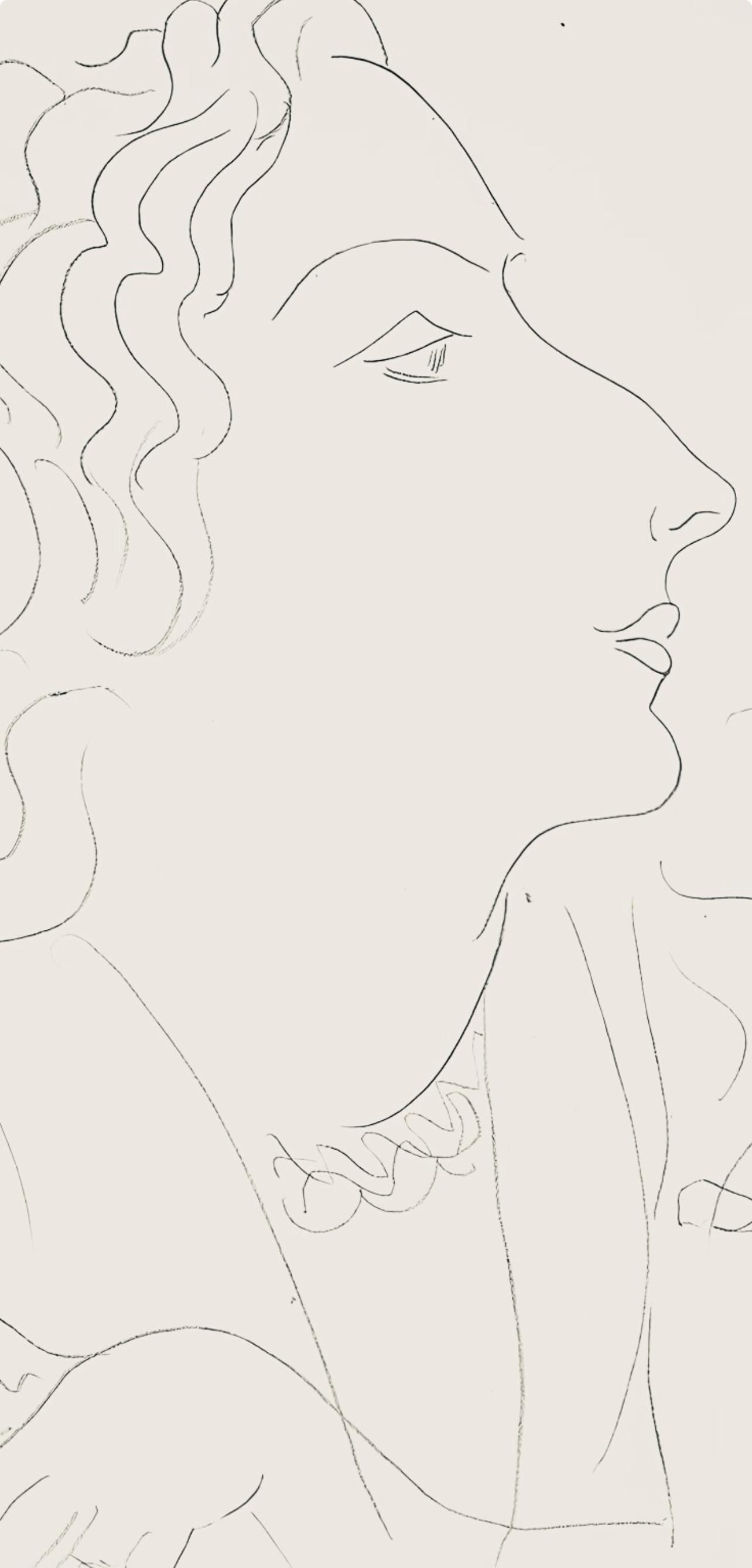 Henri Matisse, Srie O, Var. 3 (Duthuit 9), Henri Matisse, Dessins, Thmes Et Variations, Lithograph