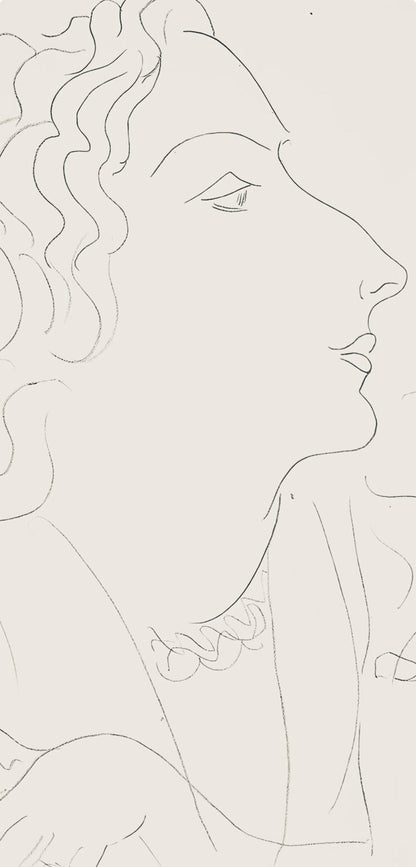 Henri Matisse, Srie O, Var. 3 (Duthuit 9), Henri Matisse, Dessins, Thmes Et Variations, Lithograph