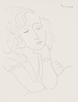 Henri Matisse, Srie O, Var. 6 (Duthuit 9), Henri Matisse, Dessins, Thmes Et Variations, Lithograph