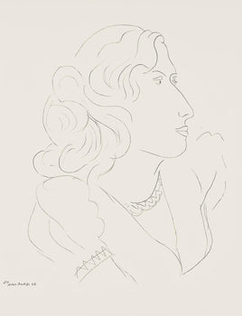 Henri Matisse, Srie O, Var. 4 (Duthuit 9), Henri Matisse, Dessins, Thmes Et Variations, Lithograph