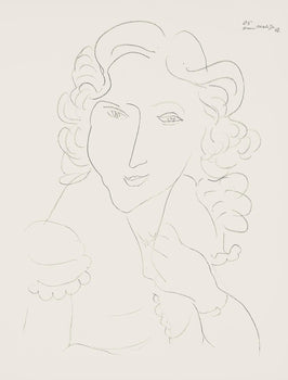 Henri Matisse, Srie O, Var. 5 (Duthuit 9), Henri Matisse, Dessins, Thmes Et Variations, Lithograph