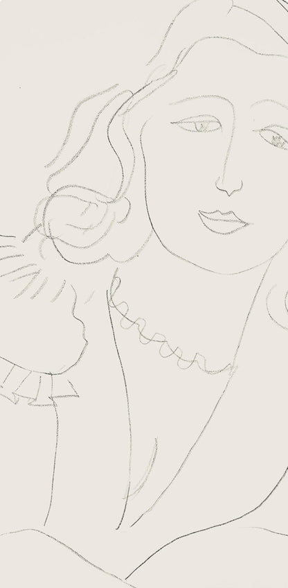 Henri Matisse, Srie O, Var. 7 (Duthuit 9), Henri Matisse, Dessins, Thmes Et Variations, Lithograph