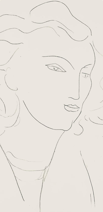 Henri Matisse, Srie O, Var. 8 (Duthuit 9), Henri Matisse, Dessins, Thmes Et Variations, Lithograph