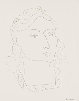 Henri Matisse, Srie O, Var. 11 (Duthuit 9), Henri Matisse, Dessins, Thmes Et Variations, Lithograph