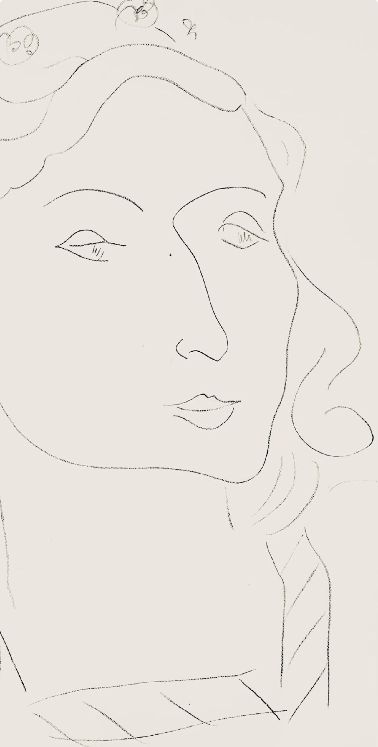 Henri Matisse, Srie O, Var. 11 (Duthuit 9), Henri Matisse, Dessins, Thmes Et Variations, Lithograph