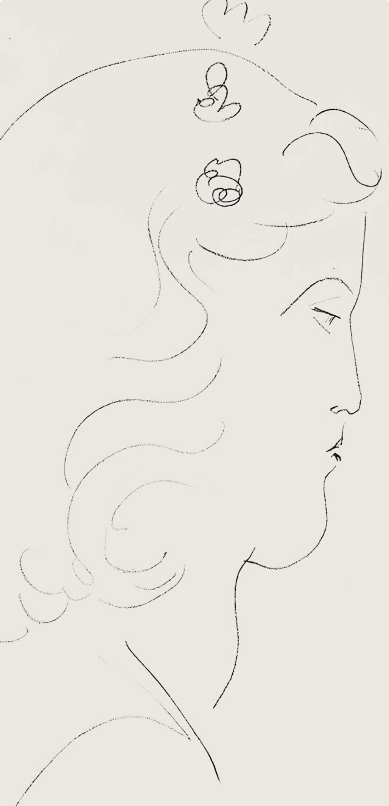 Henri Matisse, Srie O, Var. 14 (Duthuit 9), Henri Matisse, Dessins, Thmes Et Variations, Lithograph