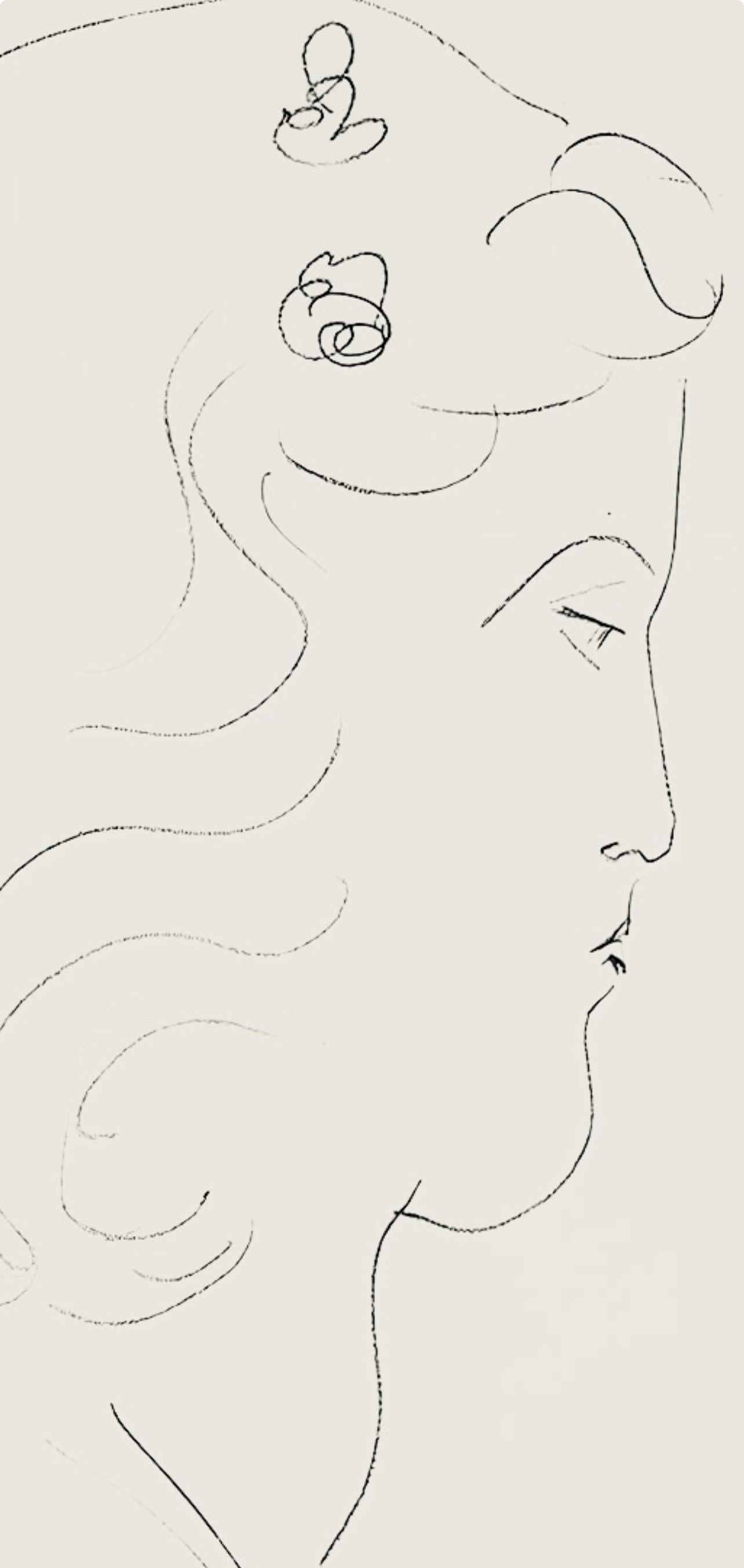 Henri Matisse, Srie O, Var. 14 (Duthuit 9), Henri Matisse, Dessins, Thmes Et Variations, Lithograph