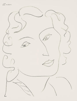 Henri Matisse, Srie O, Var. 18 (Duthuit 9), Henri Matisse, Dessins, Thmes Et Variations, Lithograph