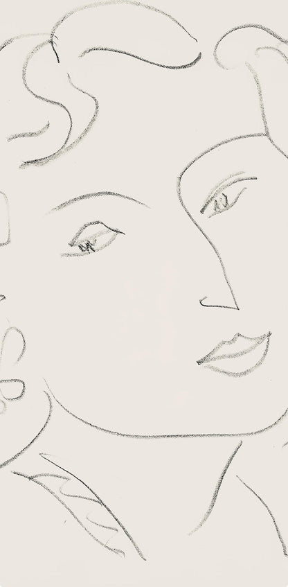 Henri Matisse, Srie O, Var. 18 (Duthuit 9), Henri Matisse, Dessins, Thmes Et Variations, Lithograph