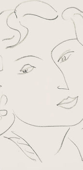 Henri Matisse, Srie O, Var. 18 (Duthuit 9), Henri Matisse, Dessins, Thmes Et Variations, Lithograph